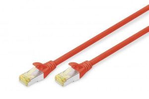 Патч-корд DIGITUS CAT 6a S-FTP, 0,5м, AWG 26/7 Red (DK-1644-A-005/R)