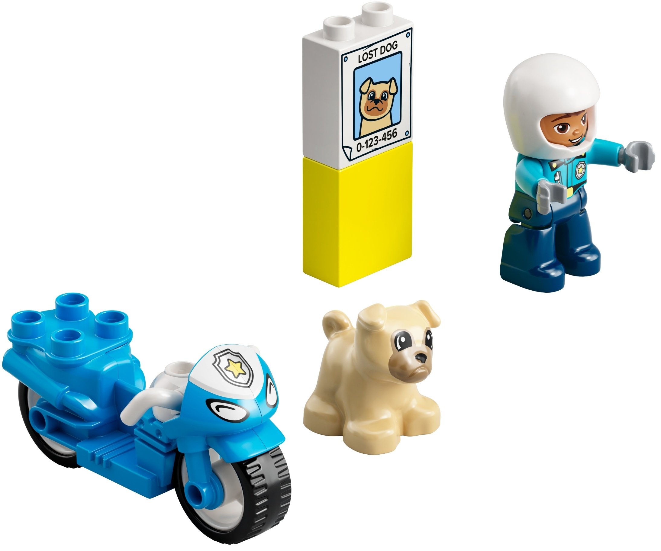 LEGO 10967 DUPLO Town Полицейский мотоцикл