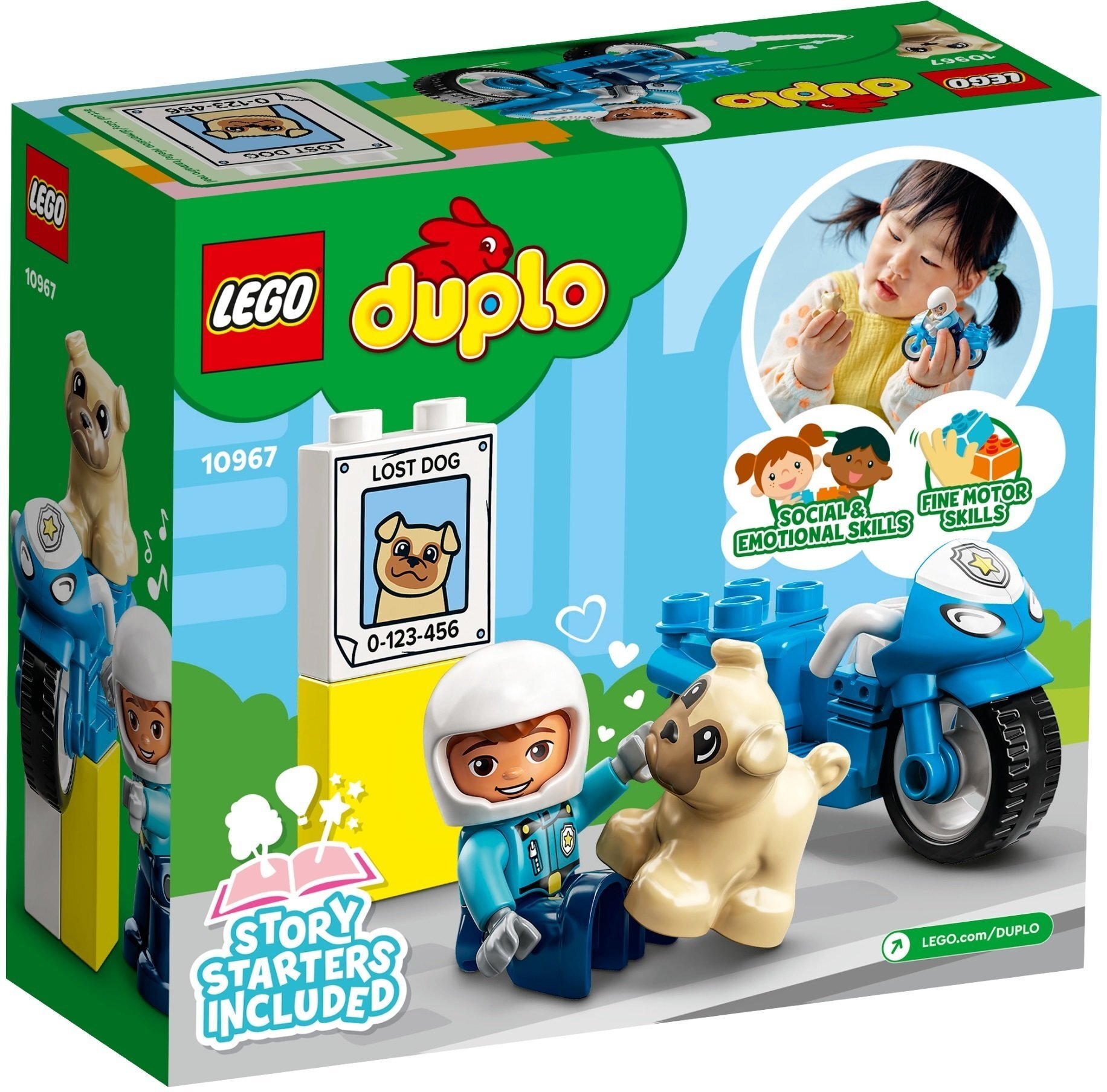 LEGO 10967 DUPLO Town Полицейский мотоцикл