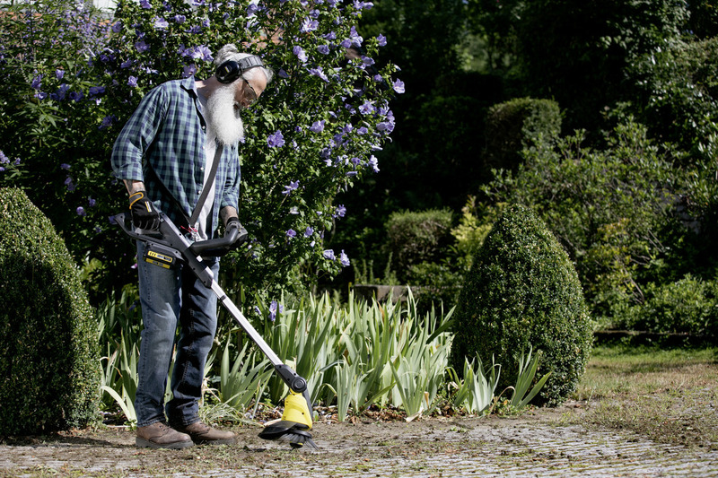 Тример садовий акумуляторний Karcher WRE 18-55 для видалення бур'янів, акумуляторів, 18В, 2.85кг (без АКБ та ЗП)