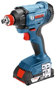 Гайковерт ударний Bosch GDX 180-Li, акумулятор, 2х18 В, 180 Нм, M6-M14, 1.1кг, кейс (06019G5223)