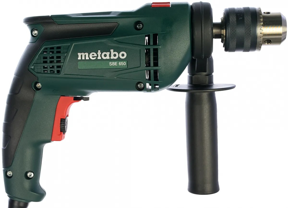 Дриль ударний Metabo SBE 650, 650Вт, ШЗП 13мм, 2800об•хв, 1.8кг