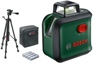 Нівелір лазерний BoschAdvancedLevel 360 Set, 24м, штатив TT150, зелений промінь, схил