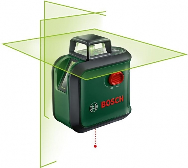 Нивелир лазерный BoschAdvancedLevel 360 Set, 24м, штатив TT150, зеленый луч, склон