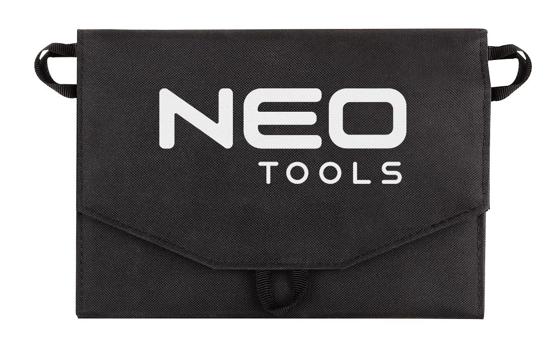 Портативний зарядний пристрій сонячна панель Neo Tools, 15Вт, 2xUSB, 15х285х580мм, IP64, 0.55кг