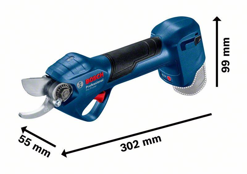 Секатор Bosch Pro Pruner АКУМУЛЯТОРНИЙ SOLO без АКБ і ЗП (0.601.9K1.020)