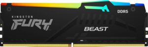 Пам'ять для ПК Kingston DDR5 5600 16GB Beast Black RGB (KF556C40BBA-16)