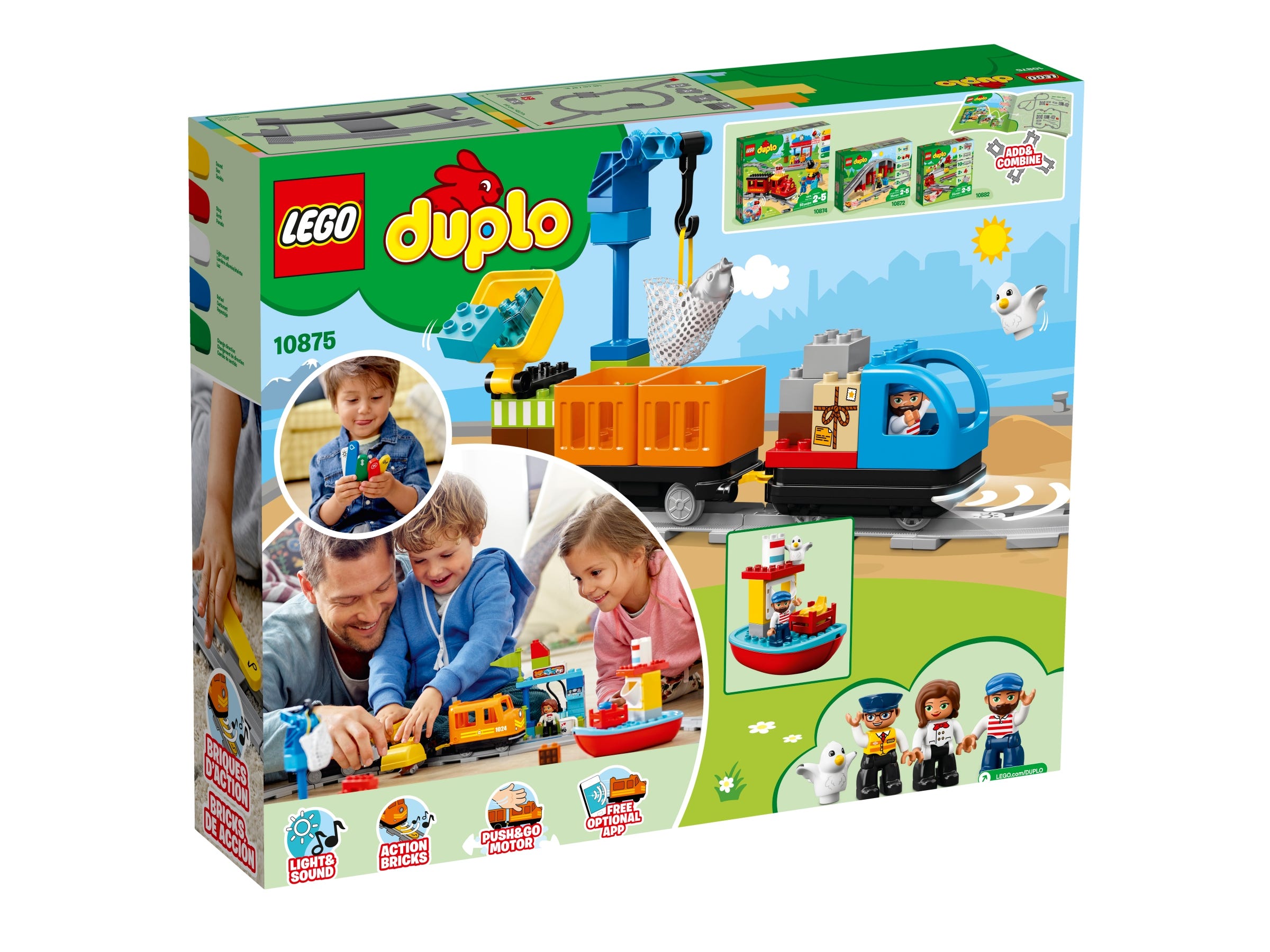 LEGO 10875 DUPLO Town Вантажний поїзд