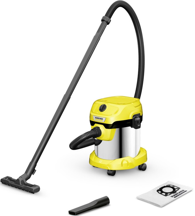 Пилосос професійний Karcher WD 2 PLUS S V-15/4/18, 1000Вт, контейнер 15л, 4.52кг