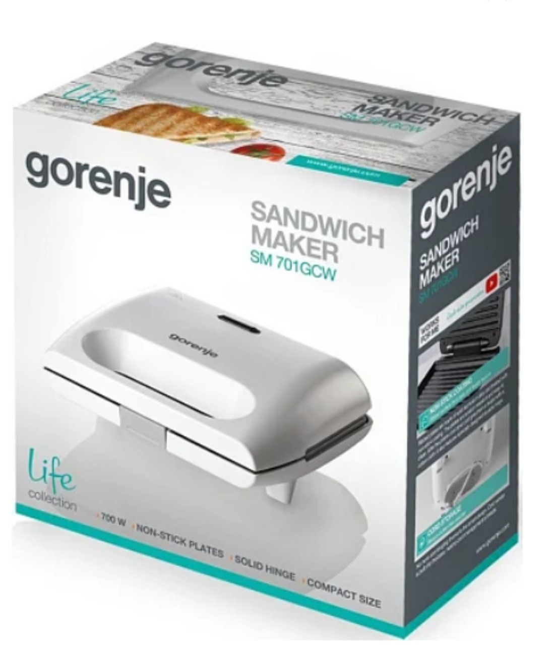 Бутербродница Gorenje SM701GCW