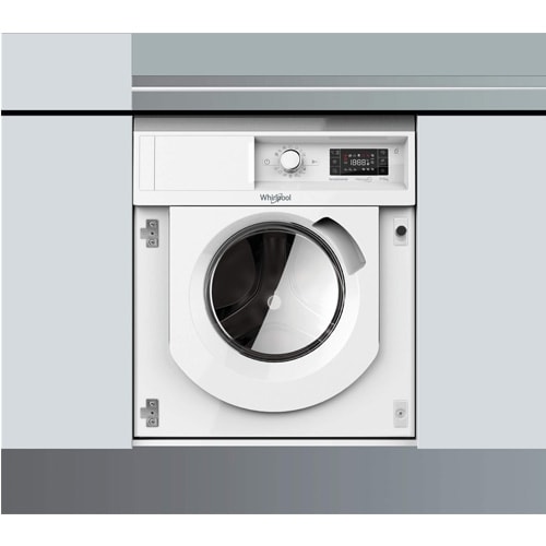 Прально-сушильна машина Whirlpool вбудована фронтальна, 7(5)кг, 1400, A+++, 60см, дисплей, пара, інвертор, білий