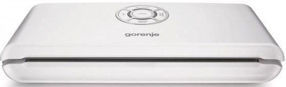 Вакууматор Gorenje для пакетів, 120Вт, 30см, електронне керування, +10 пакетів, пластик, білий