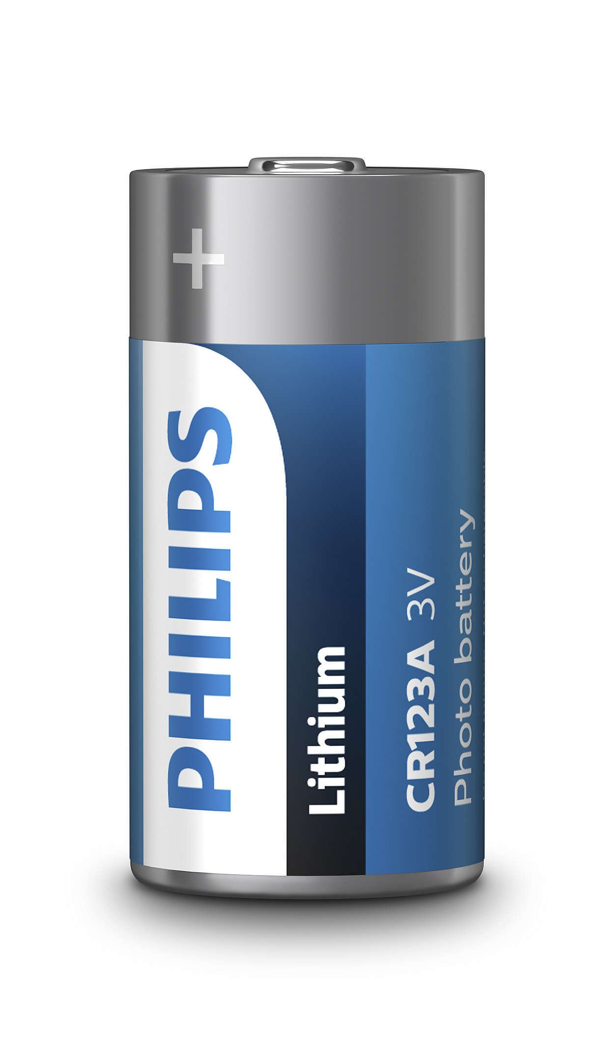 Батарейка Philips   літієва CR123A  блістер, 1 шт