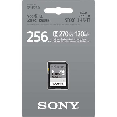 Карта памяти Sony SDXC 256GB C10 UHS-II U3 V60 R270/W120MB/s Entry (SFE256.ET4)