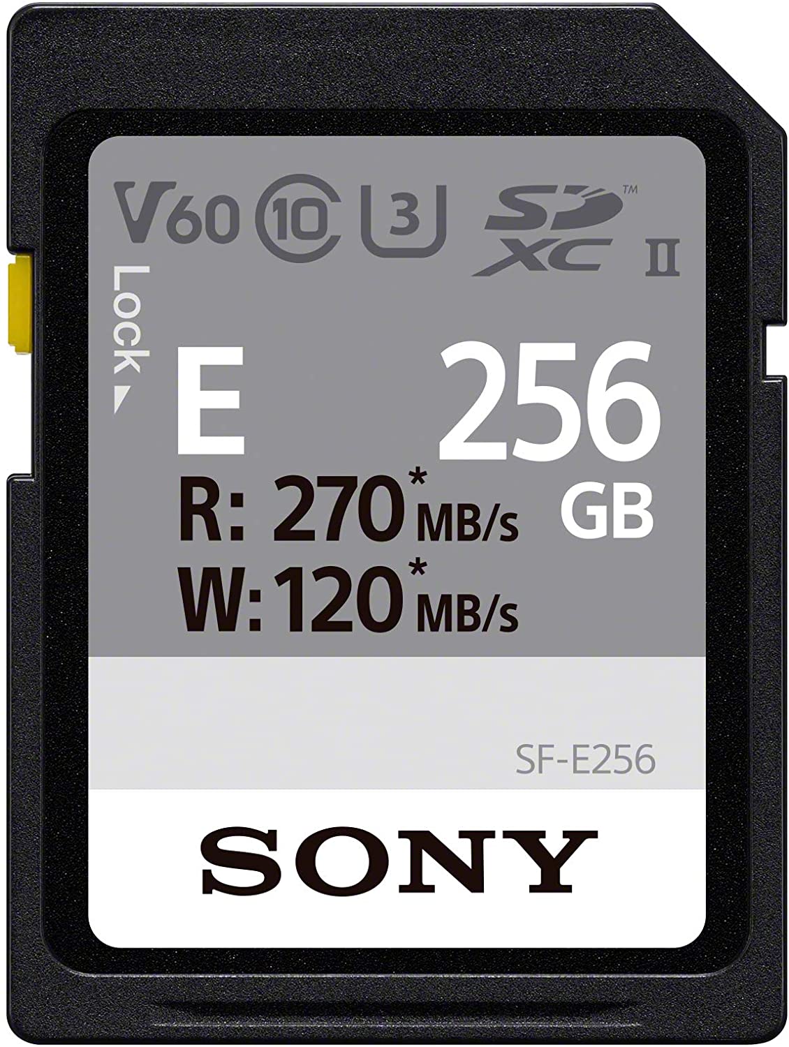 Карта памяти Sony SDXC 256GB C10 UHS-II U3 V60 R270/W120MB/s Entry (SFE256.ET4)