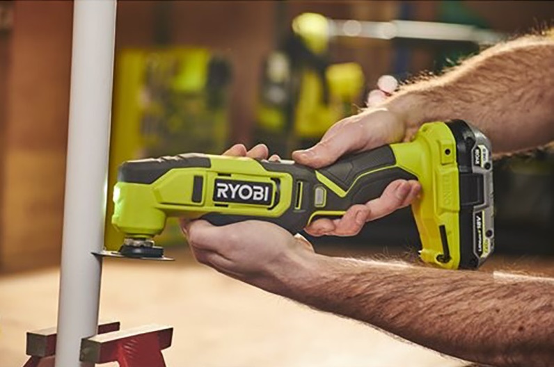 Багатофункциональный инструмент Ryobi RMT18-0 аккумуляторный, 18В ONE+, 10000-20000об·хв, 0,9кг, без АКБ и ЗП