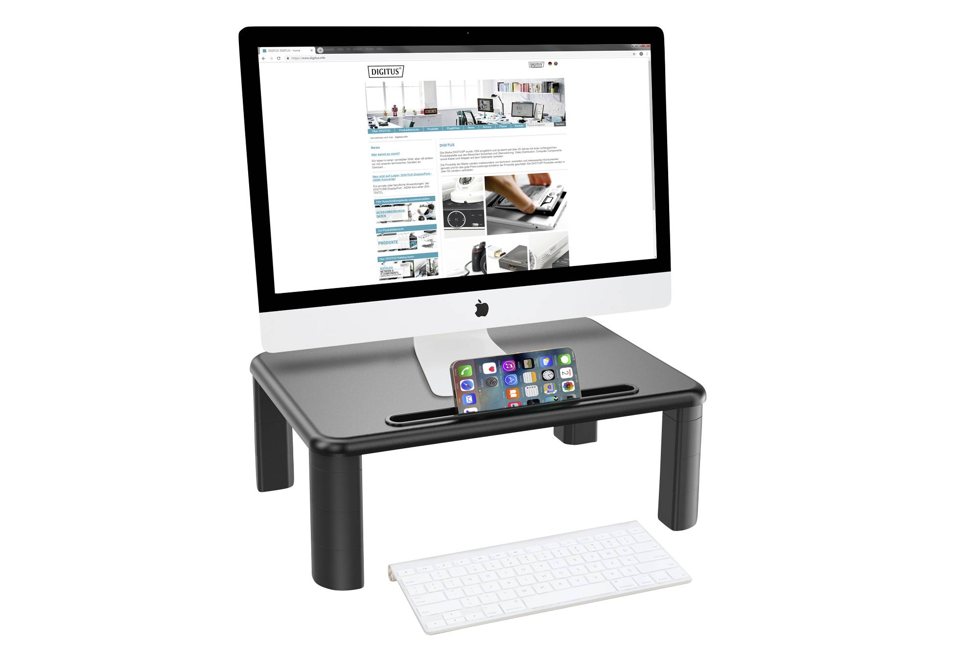 Підставка DIGITUS Adjustable Monitor Riser (DA-90458)