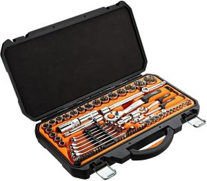 Набір інструментів Neo Tools, 1/2", 1/4", 71шт, CrV