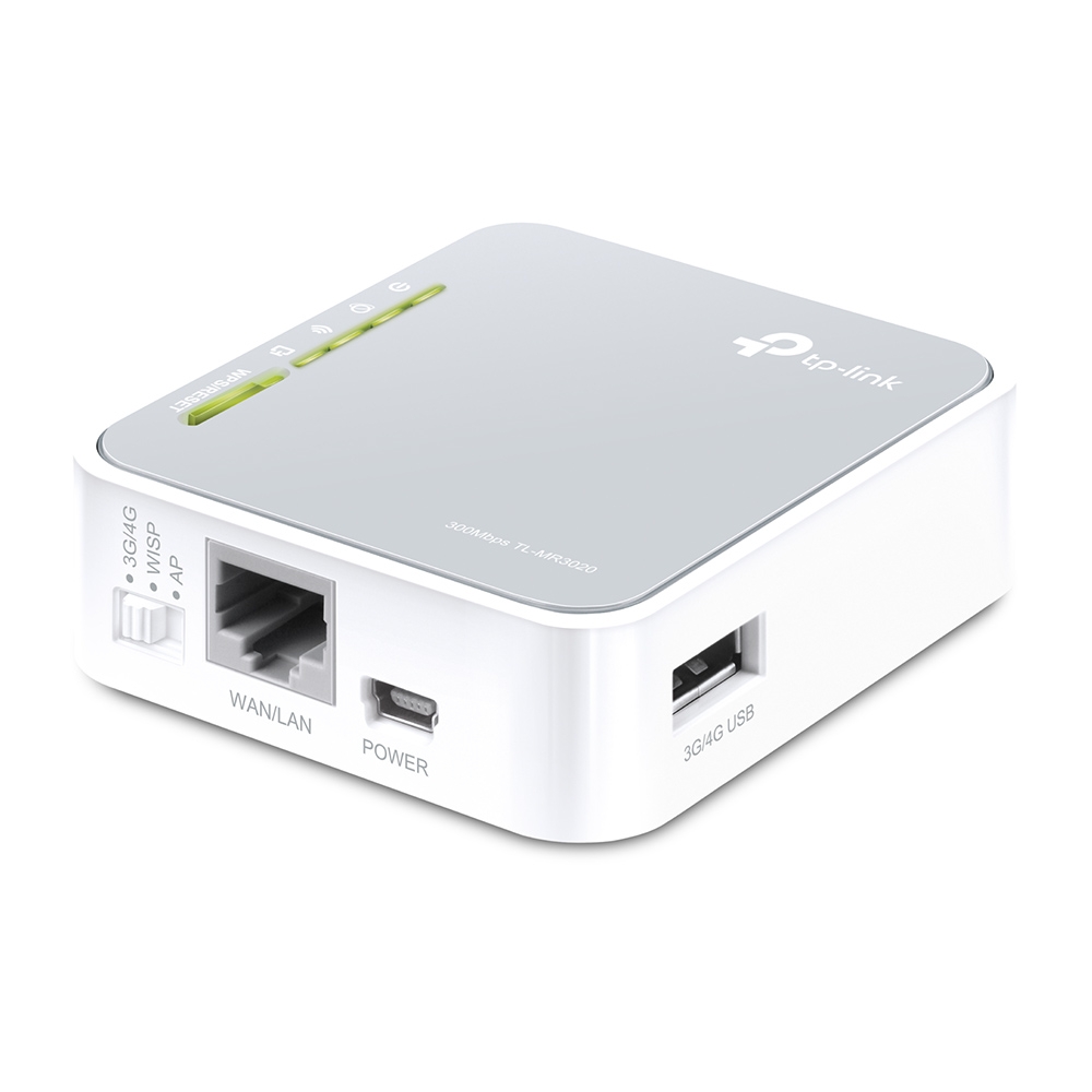 Мобільний роутер TP-Link TL-MR3020 150Mbps, 1x LAN / WAN, 1xUSB2.0