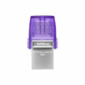 Накопичувач USB 3.2 Kingston 128GB Gen1 + Type-C DT microDuo 3C R200MB/s (DTDUO3CG3/128GB)