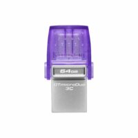 Накопичувач USB 3.2 Kingston 64GB Gen1 + Type-C DT microDuo 3C R200MB/s (DTDUO3CG3/64GB)