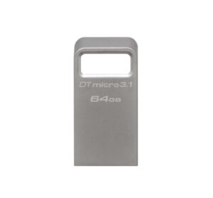 Накопичувач USB 3.2 Kingston 64GB Gen1 DT Micro Metal (DTMC3G2/64GB)