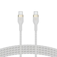 Кабель Belkin Type-C – Type-C braided silicone 1m White (CAB011BT1MWH)