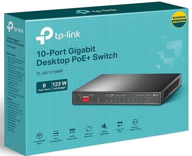 Комутатор TP-LINK TL-SG1210MP