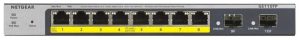 Комутатор NETGEAR GS110TP 8xGE PoE +, 2xGE SFP, керований L2