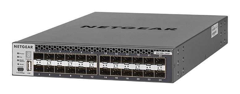 Комутатор стекований NETGEAR M4300-24XF (XSM4324FS) 24xSFP+, 2x10GE combo, керований L3