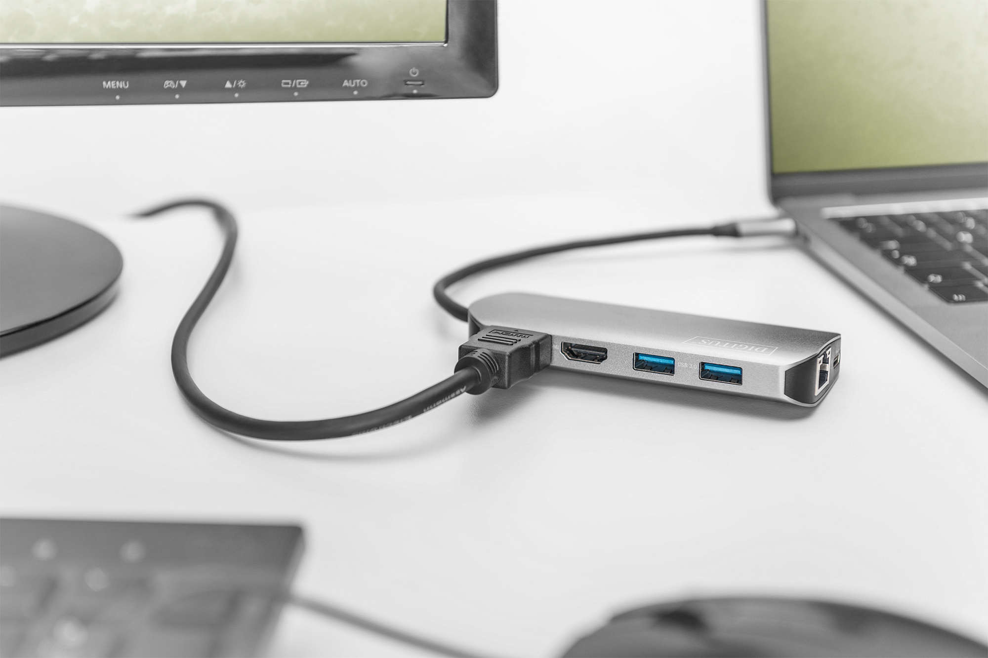 USB хаб DIGITUS USB-C, 8 Port (DA-70884)