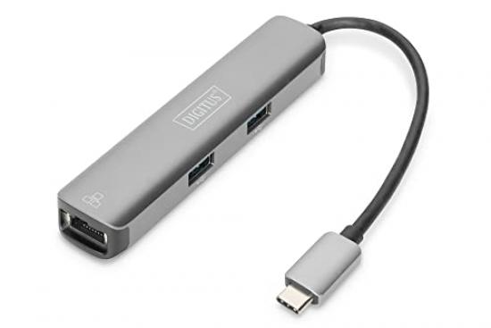 USB хаб DIGITUS USB-C, 5 Port (DA-70892)