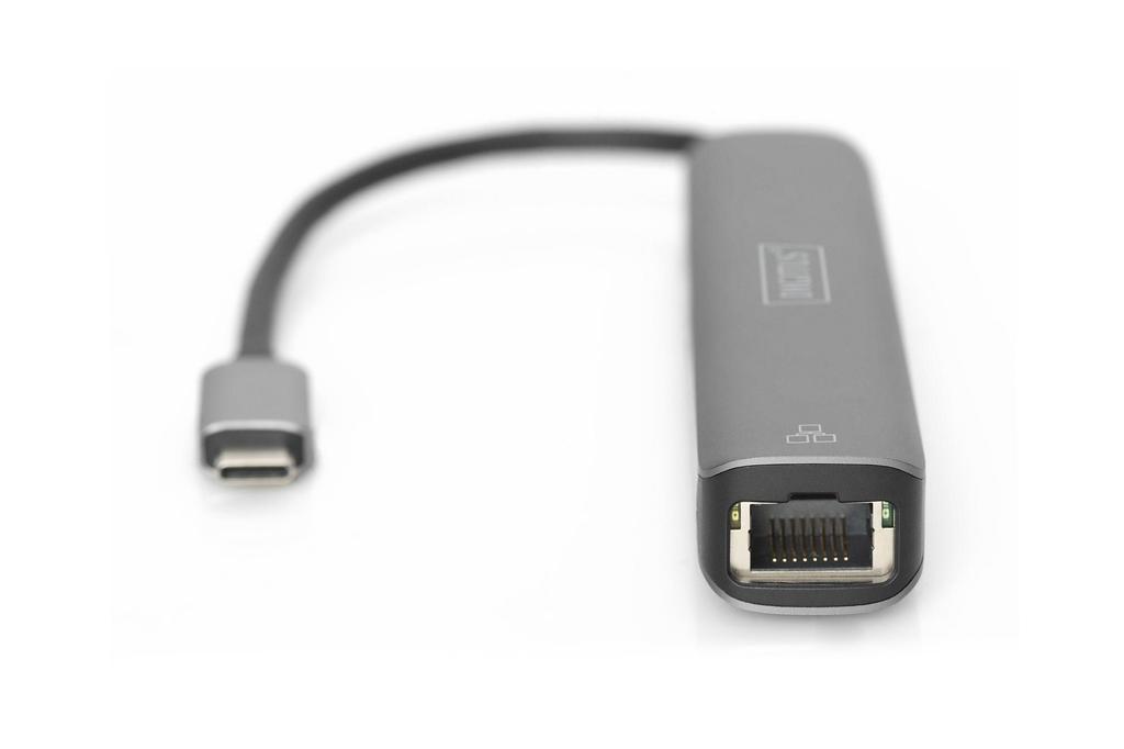 USB хаб DIGITUS USB-C, 5 Port (DA-70892)