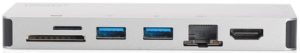 USB хаб DIGITUS Travel USB-C, 8 Port (DA-70866)