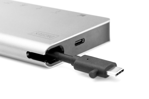 USB хаб DIGITUS Travel USB-C, 8 Port (DA-70866)