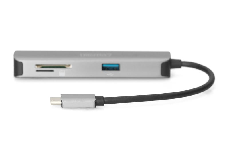 USB хаб DIGITUS Travel USB-C, 5 Port (DA-70891)