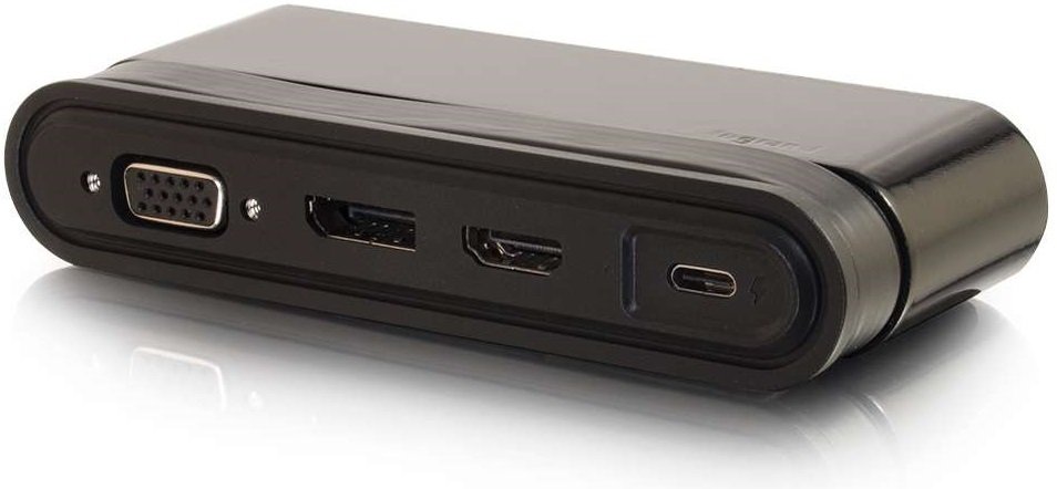 USB хаб C2G USB-C на HDMI, DP, VGA, USB, Power Delivery до 65W (CG82392)