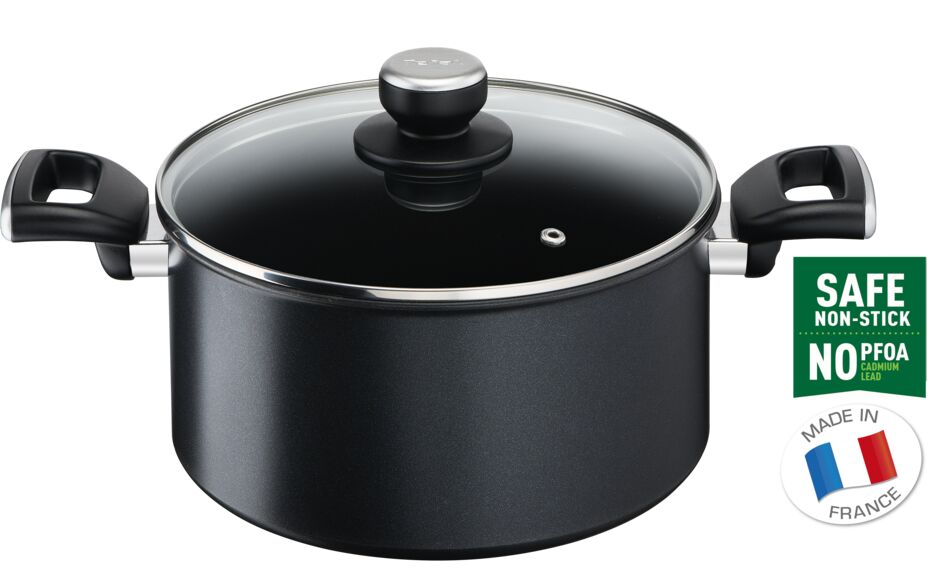 Каструля Tefal Unlimited, скляна кришка, 5,3 л, алюміній (G2554672)