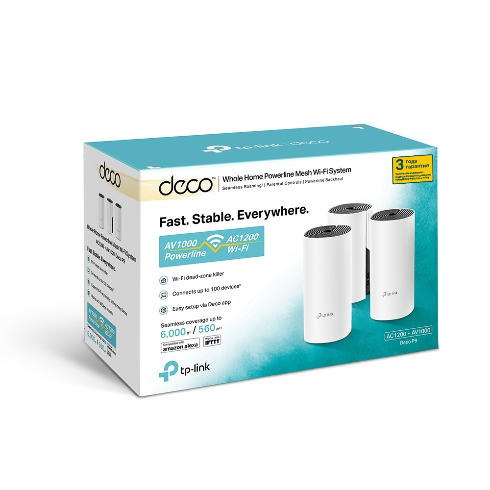 Бездротова система Wi-Fi TP-LINK DECO P9 3PK