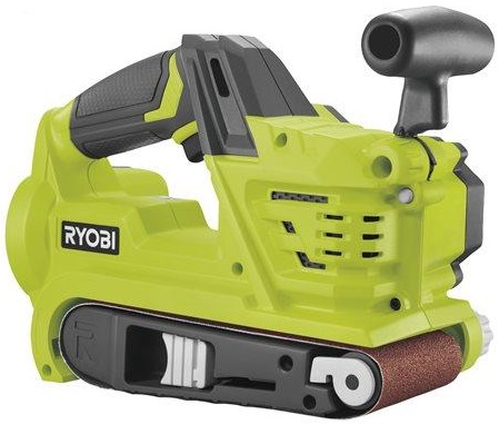 Шлифмашина стрічковая аккумуляторная Ryobi ONE+ R18BS-0, 18В ONE+, 76мм, 2.7кг, без АКБ и ЗП