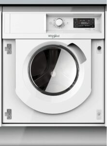 Пральна машина Whirlpool вбудована фронтальна, 7кг, 1400, A+++, 60см, дисплей, пара, інвертор, білий