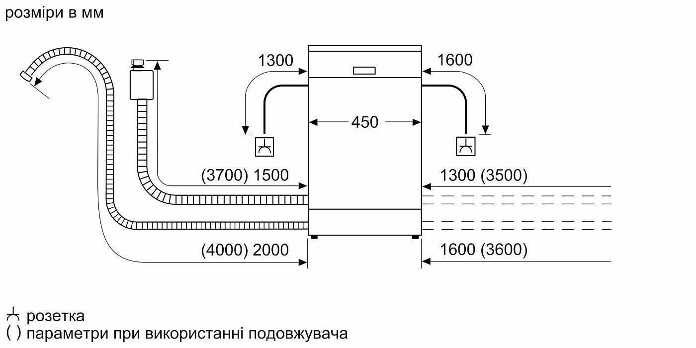 Посудомийна машина Bosch вбудована,  10 компл., A+, 45см, білий