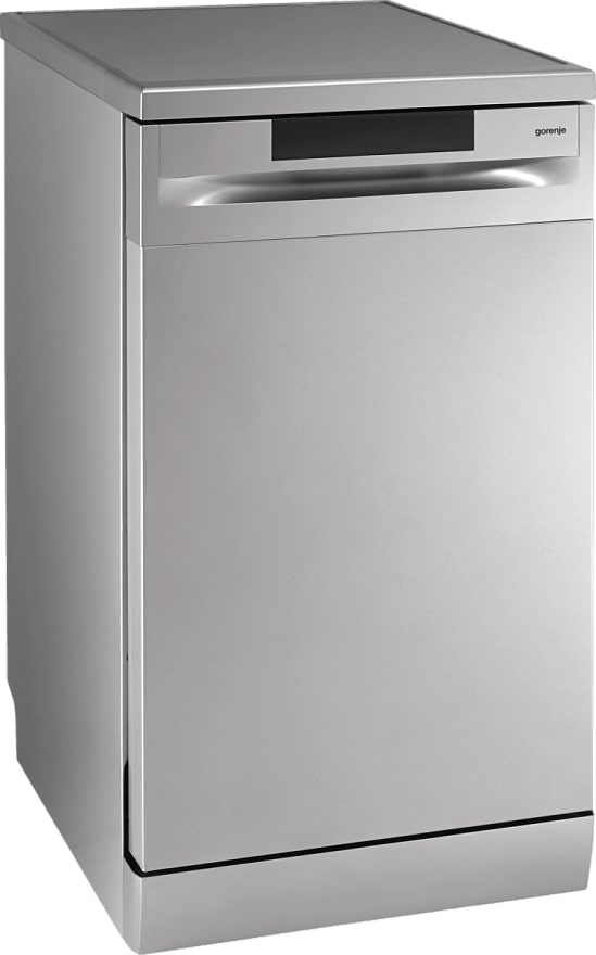 Посудомийна машина Gorenje, 9компл., A++, 45см, дисплей, 2 кошика, AquaStop, сірий