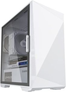 Корпус Zalman Z1 ICEBERG, MidT, 1xUSB2.0, 2xUSB3.0, 3x120мм, загартоване скло (бічна панель), без