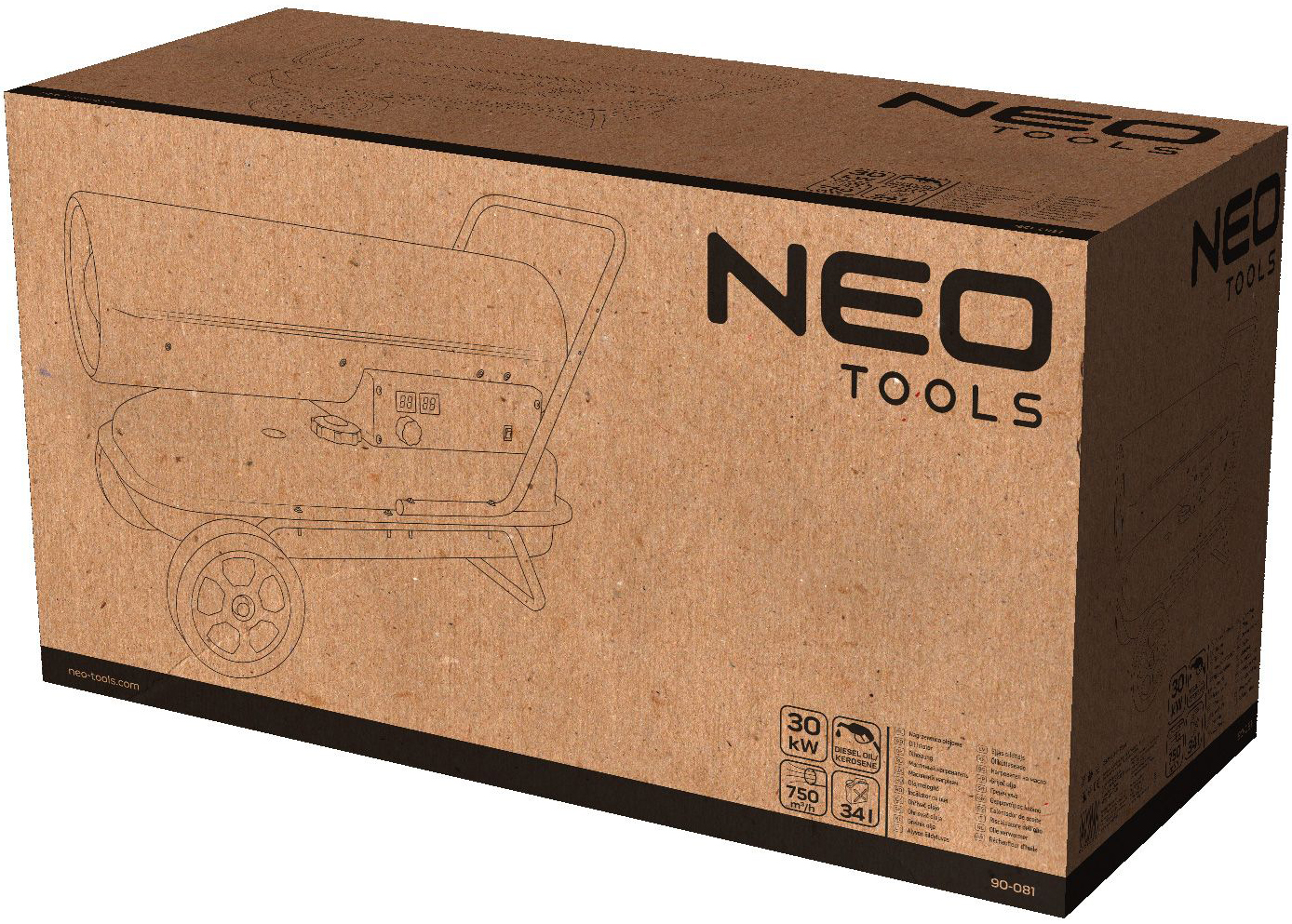 Тепловая пушка NEO TOOLS 90-081 дизельная, прямого нагрева