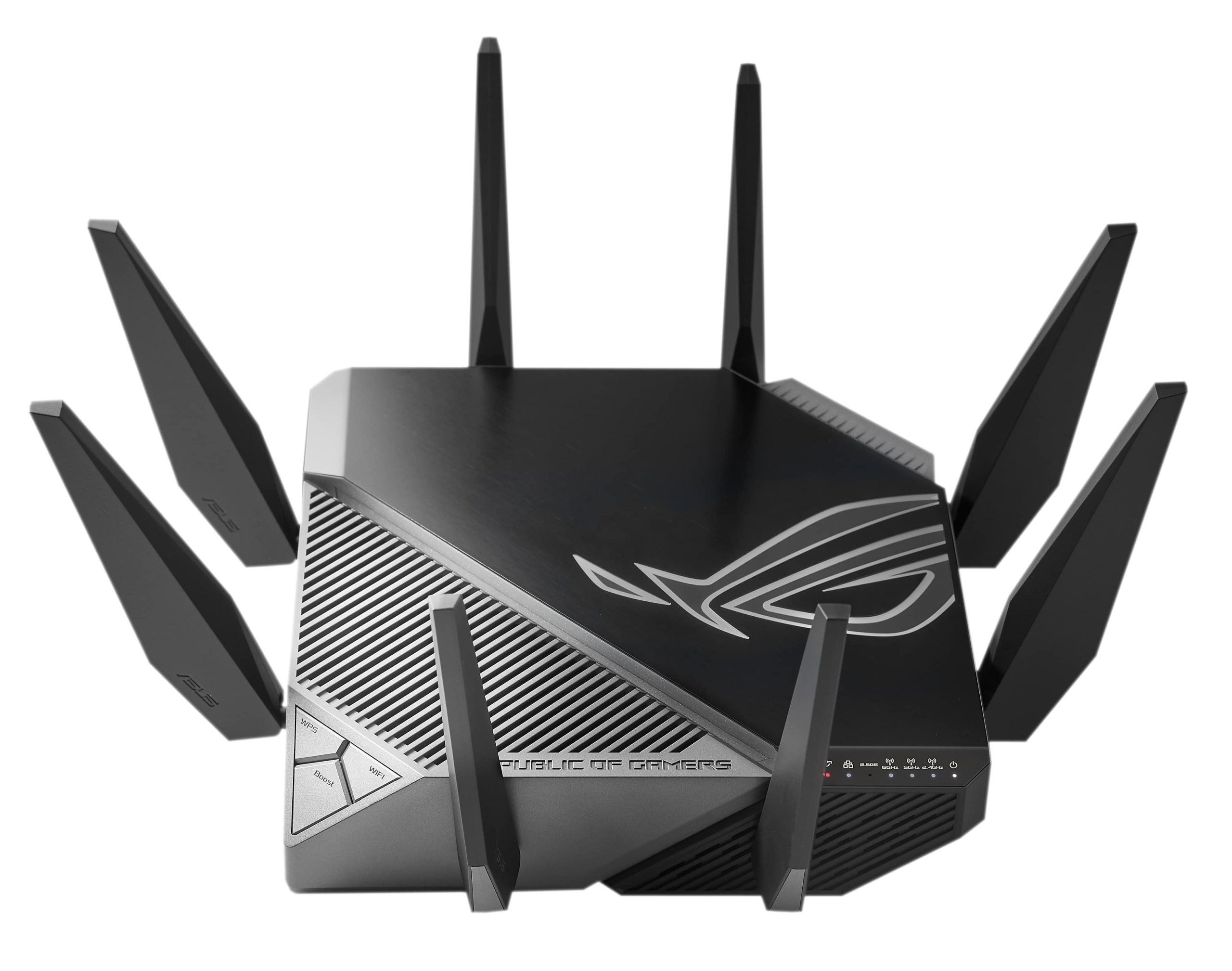 Маршрутизатор ASUS GT-AXE11000 Wi-Fi6E 4xGE LAN 1xGE WAN 1x2.5GE LAN/WAN MU-MIMO OFDMA MESH gaming