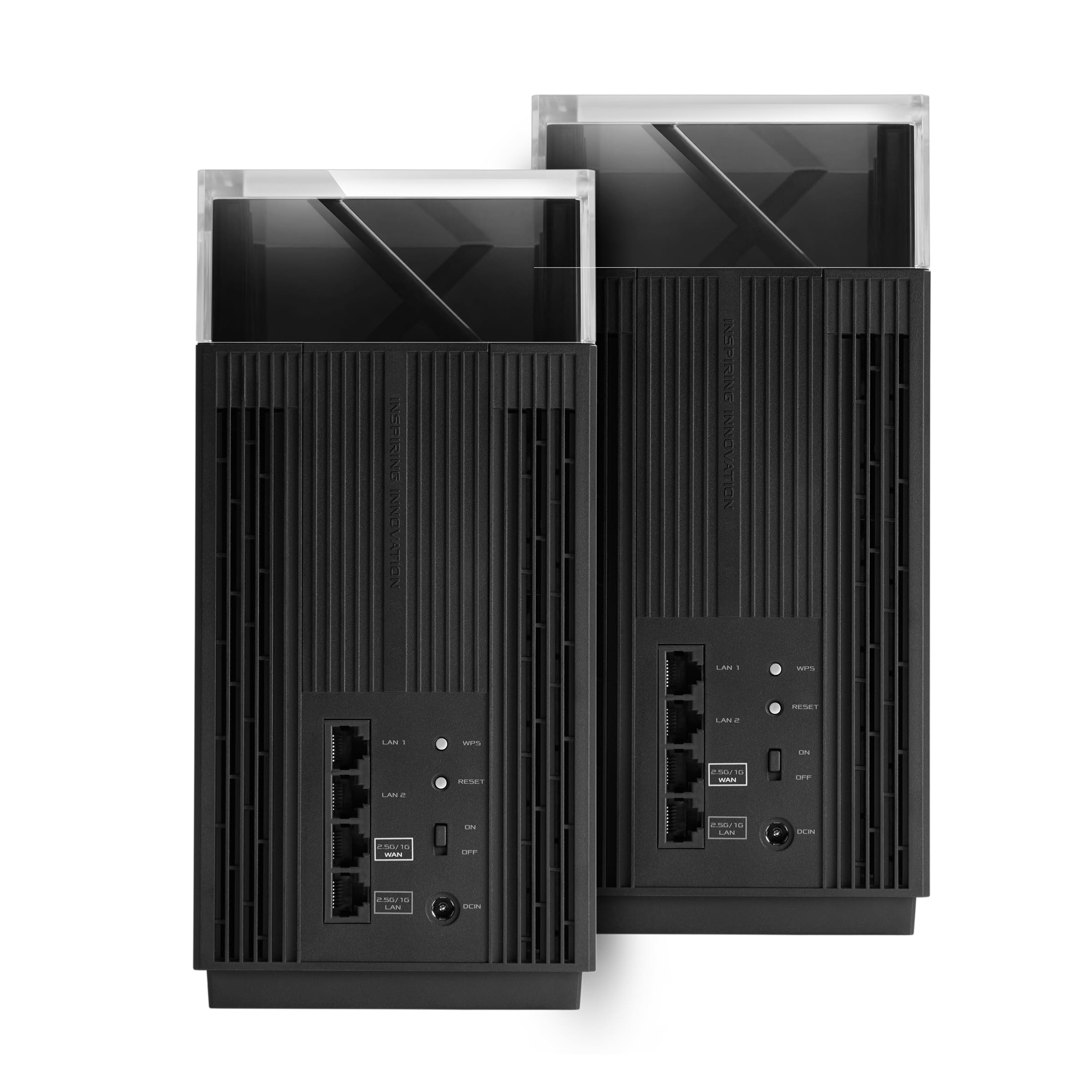 Маршрутизатор ASUS ZenWiFi Pro ET12 AXE11000 Wi-Fi6E 2PK 2xGE LAN 1x2.5GE LAN 1x2.5GE LAN 1x2.5GE WAN MU-MIMO OFDMA MESH