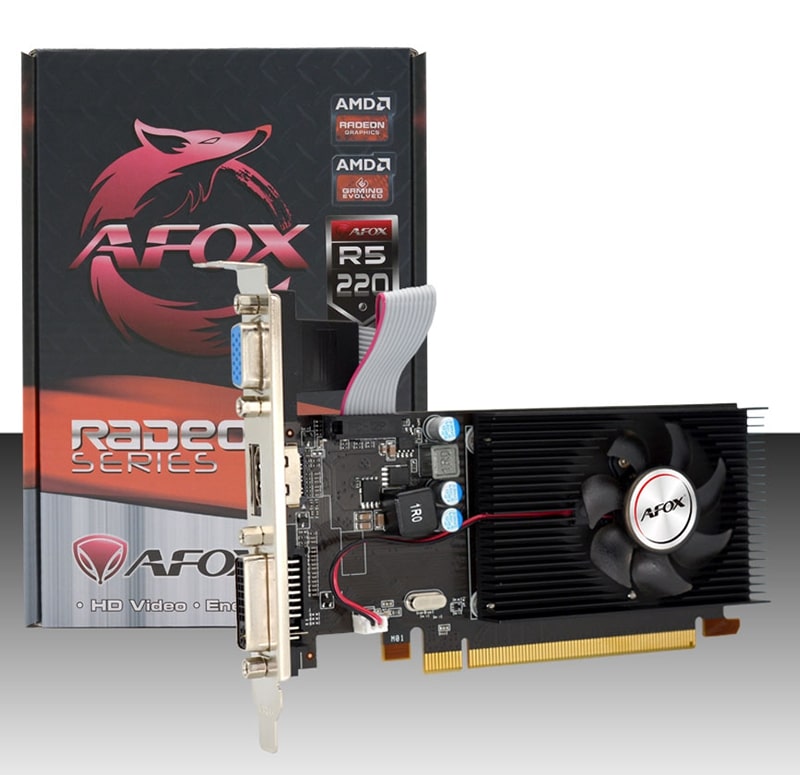 Відеокарта AFOX Radeon R5 220 1GB GDDR3 (AFR5220-1024D3L5)