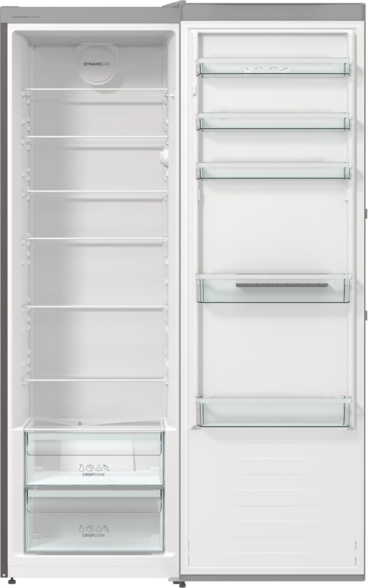 Холодильна камера Gorenje, 186x60х66, 398л, А++, електронне упр, зона св-ті, сірий