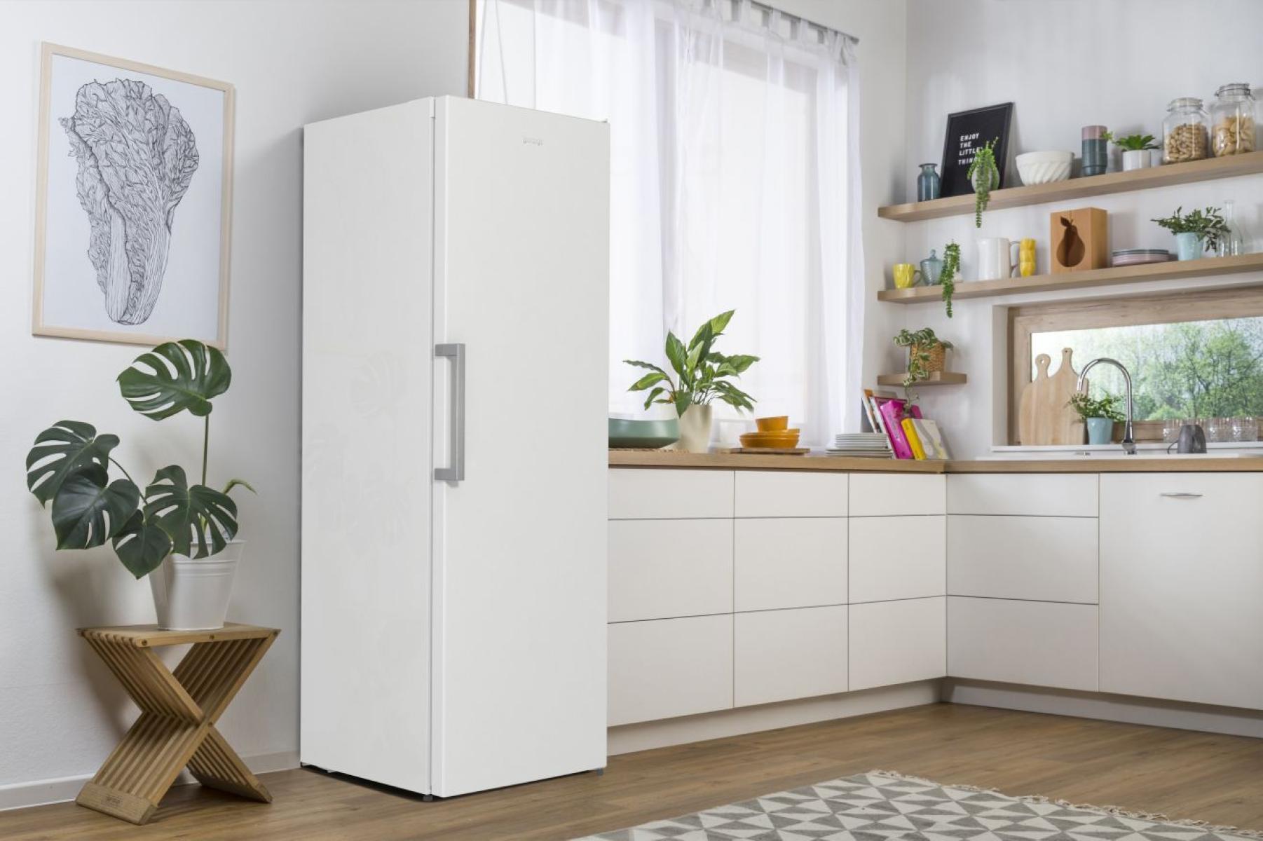 Холодильна камера Gorenje, 186x60х66, 398л, А++, електронне упр, зона св-ті, білий